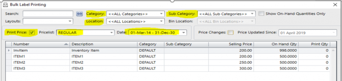 SUP122 - Bulk Label Printing